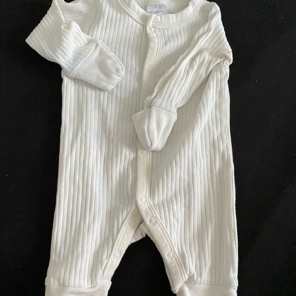 Onesie with buttons up the front